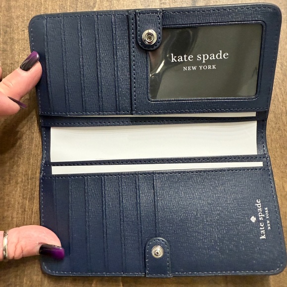 Kate Spade Blue Wallet - Picture 3 of 3